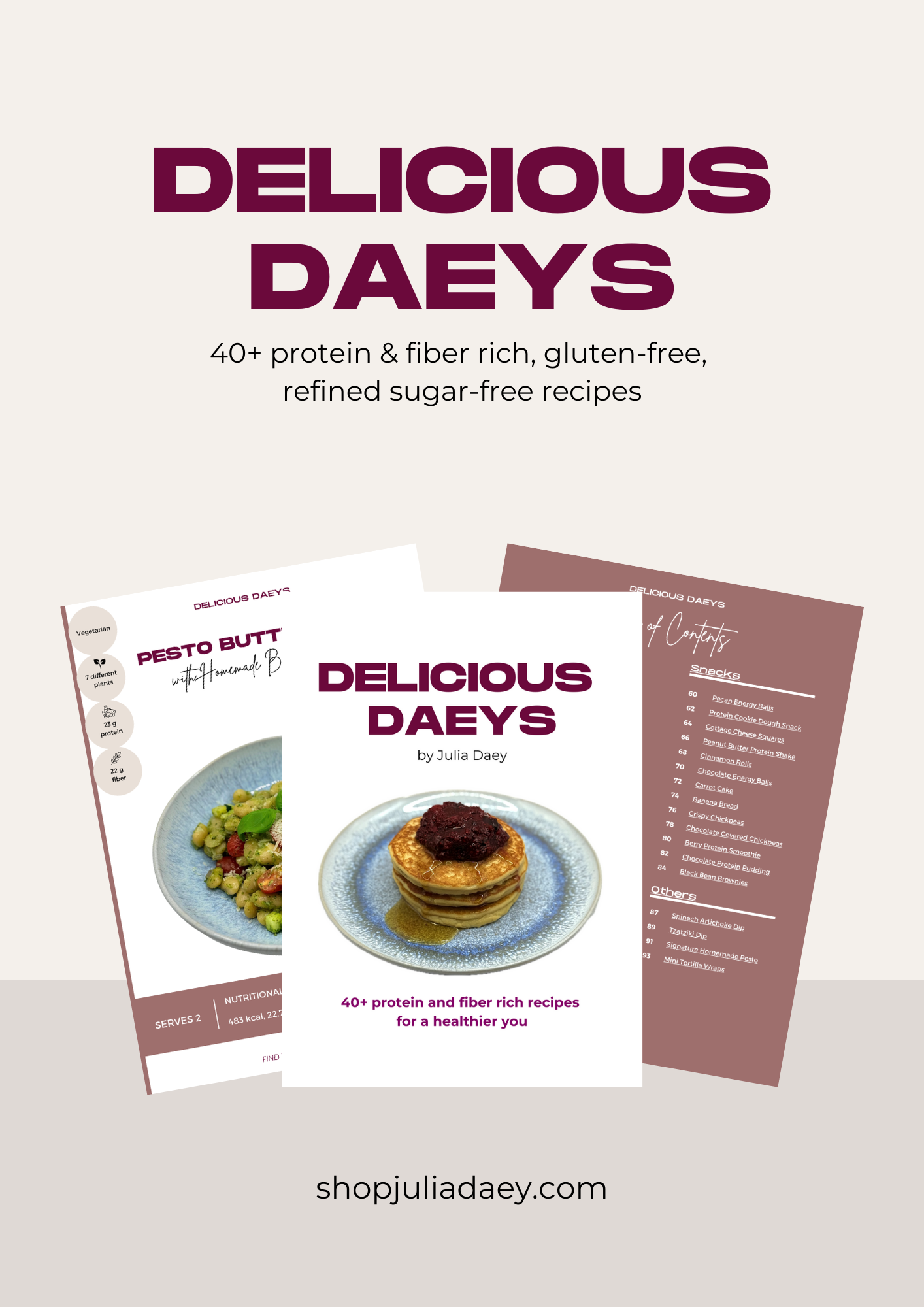 Delicious Daeys - The Recipe E-Book by Julia Daey